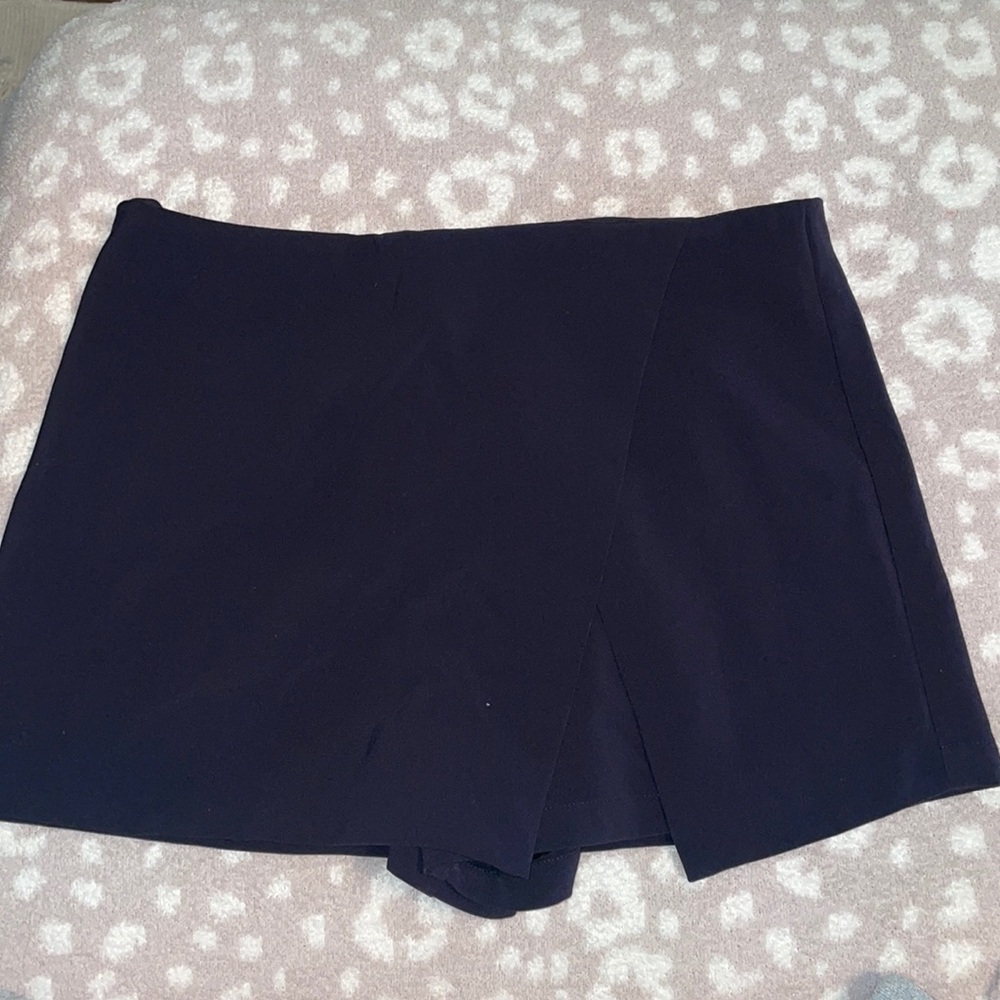 Navy Blue Envelope Skort